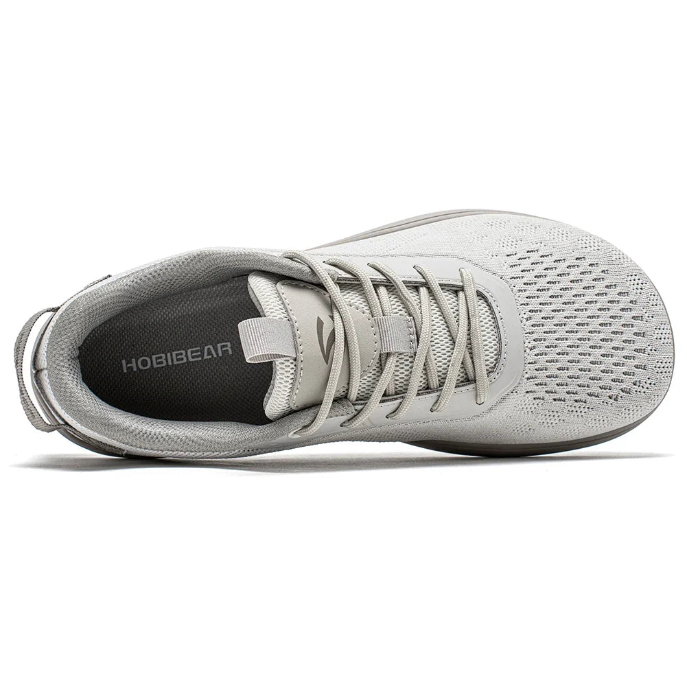 Comfortable Knit Mesh Fashion Sneaker for Women with Lace Up Breathable Lightweight Casual Style
