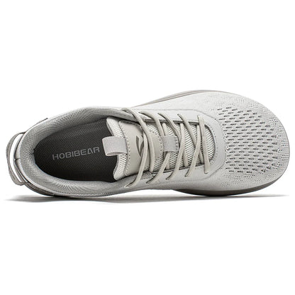 Comfortable Knit Mesh Fashion Sneaker for Women with Lace Up Breathable Lightweight Casual Style