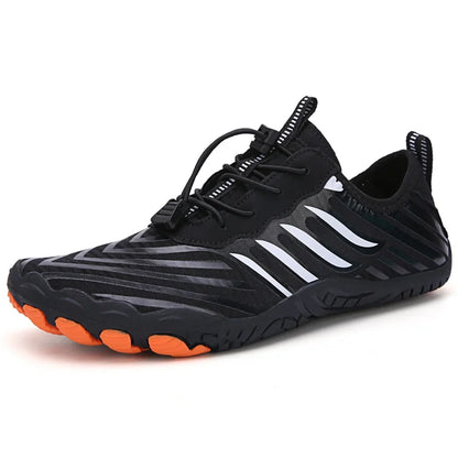 Comfortable Mesh Quick Dry Water Shoes for Women with Toggle Lace Barefoot Sole Casual Style