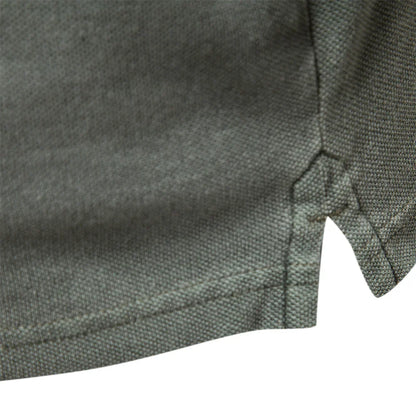 Comfortable Cotton Polo Shirt for Women with Collar Short Sleeve Button Placket Casual Style