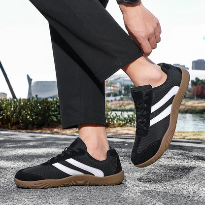 Stylish Color Block Fashion Sneaker for Women with Lace Up Panel Gum Sole Casual Style