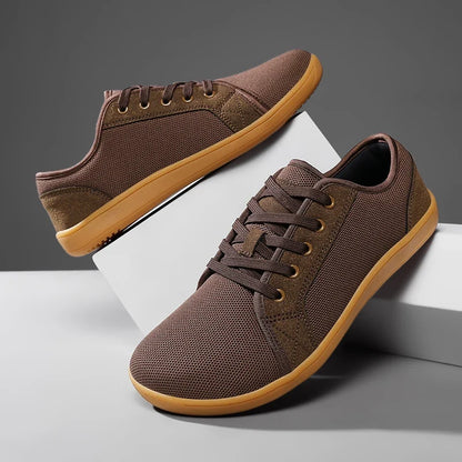 Effortless Mesh Canvas Sneaker for Women with Lace-Up Low Top Gum Sole Casual Style