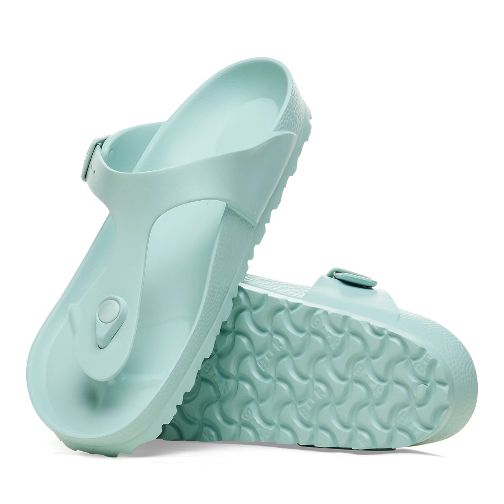 Comfortable Thong Sandals for Women with Toe Post Buckle Strap Contoured Footbed Slip On Style