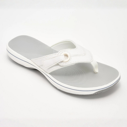 Comfortable Flip Flops for Women with Thong Strap Contoured Footbed Arch Support Style