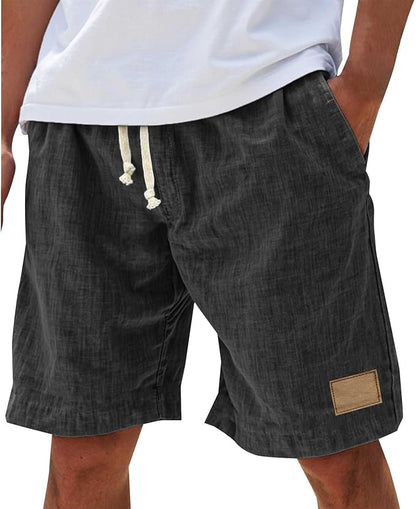 Effortless Linen Shorts for Women with Drawstring Waist Relaxed Fit Casual Style
