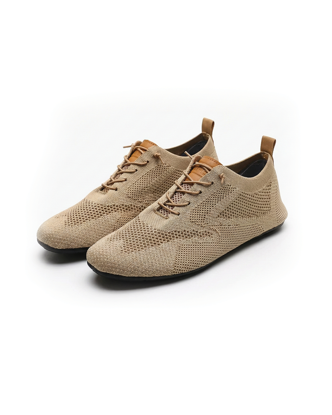 Comfortable Knit Fashion Sneaker for Women with Lace Up Low Top Breathable Casual Style